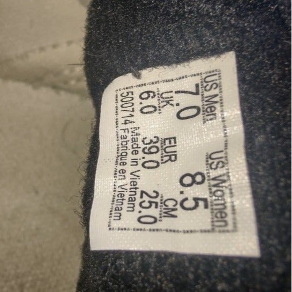 Vans Old Skool Custom 'Ocean of Disorder/Flame of Disorder' Men 7/Women's 8.5 - Picture 5 of 6